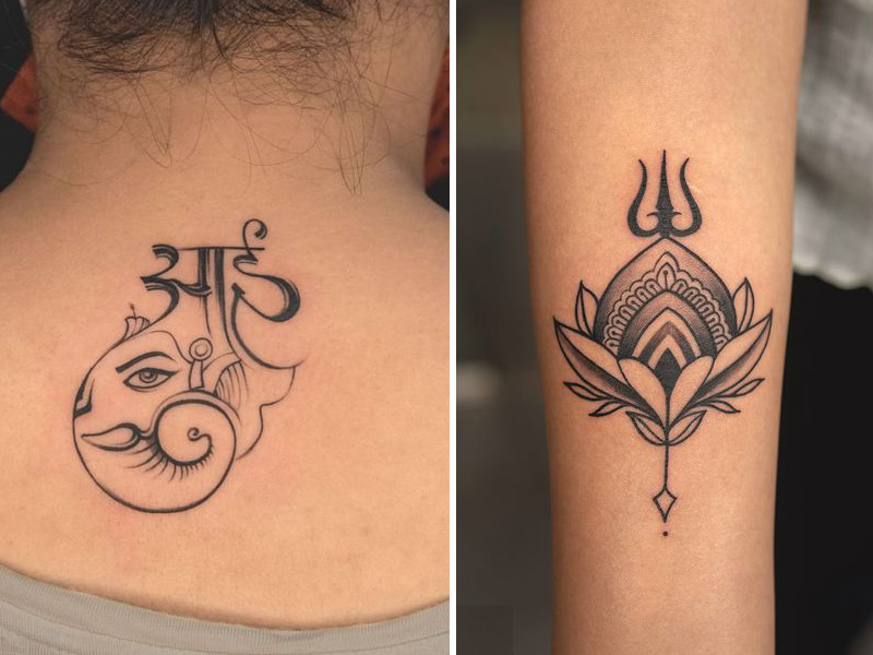 Indian Tattoo Designs For Men On Neck