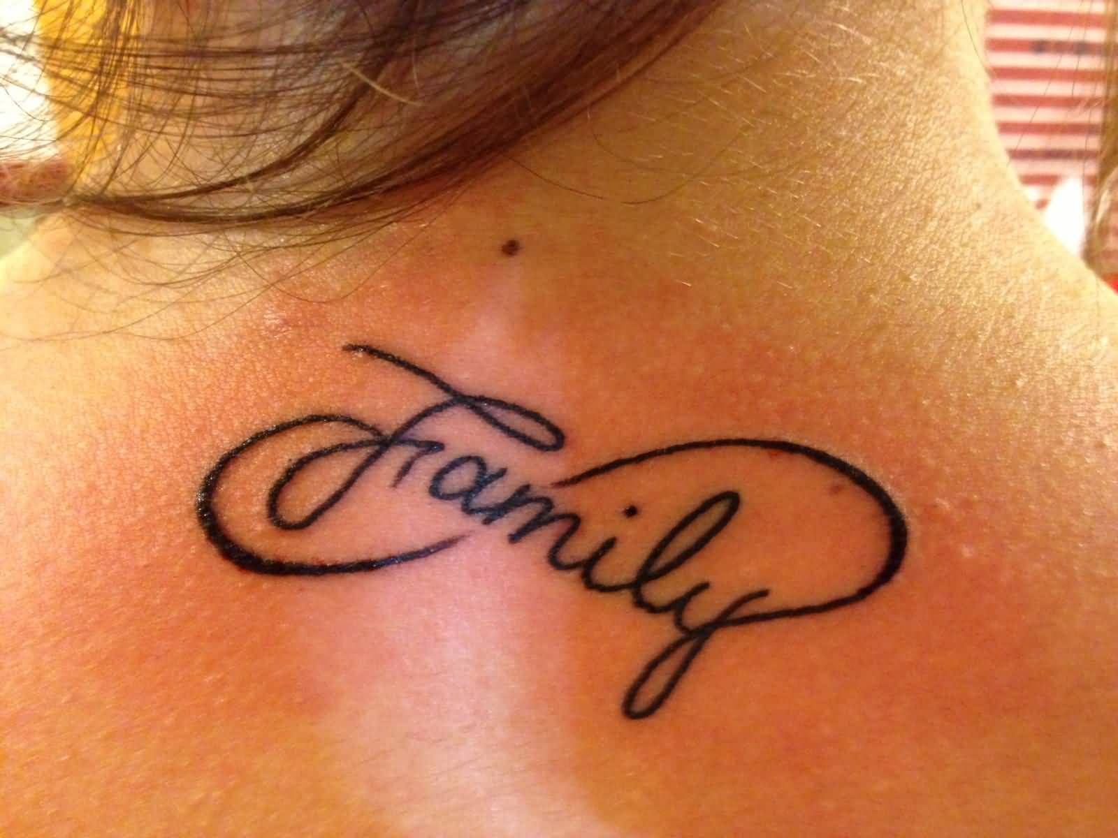 Infinity Family Tattoos