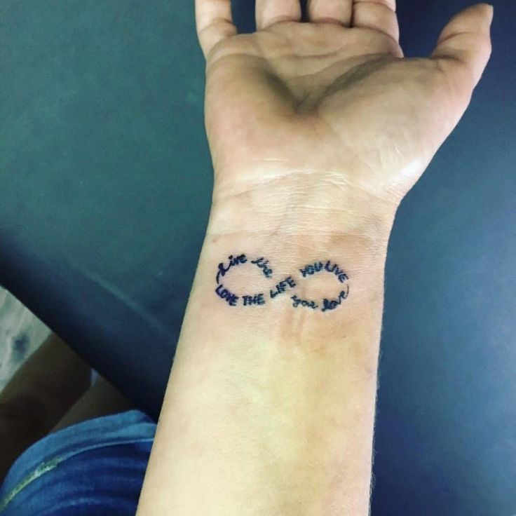 Infinity Tattoo With Words Best Tattoo Ideas