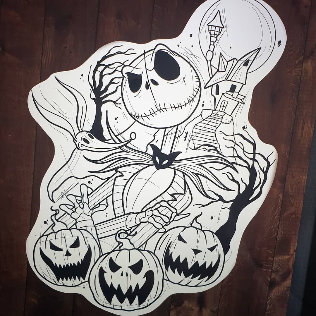 5 Tips for Perfect Jack Skellington Tattoo Stencil