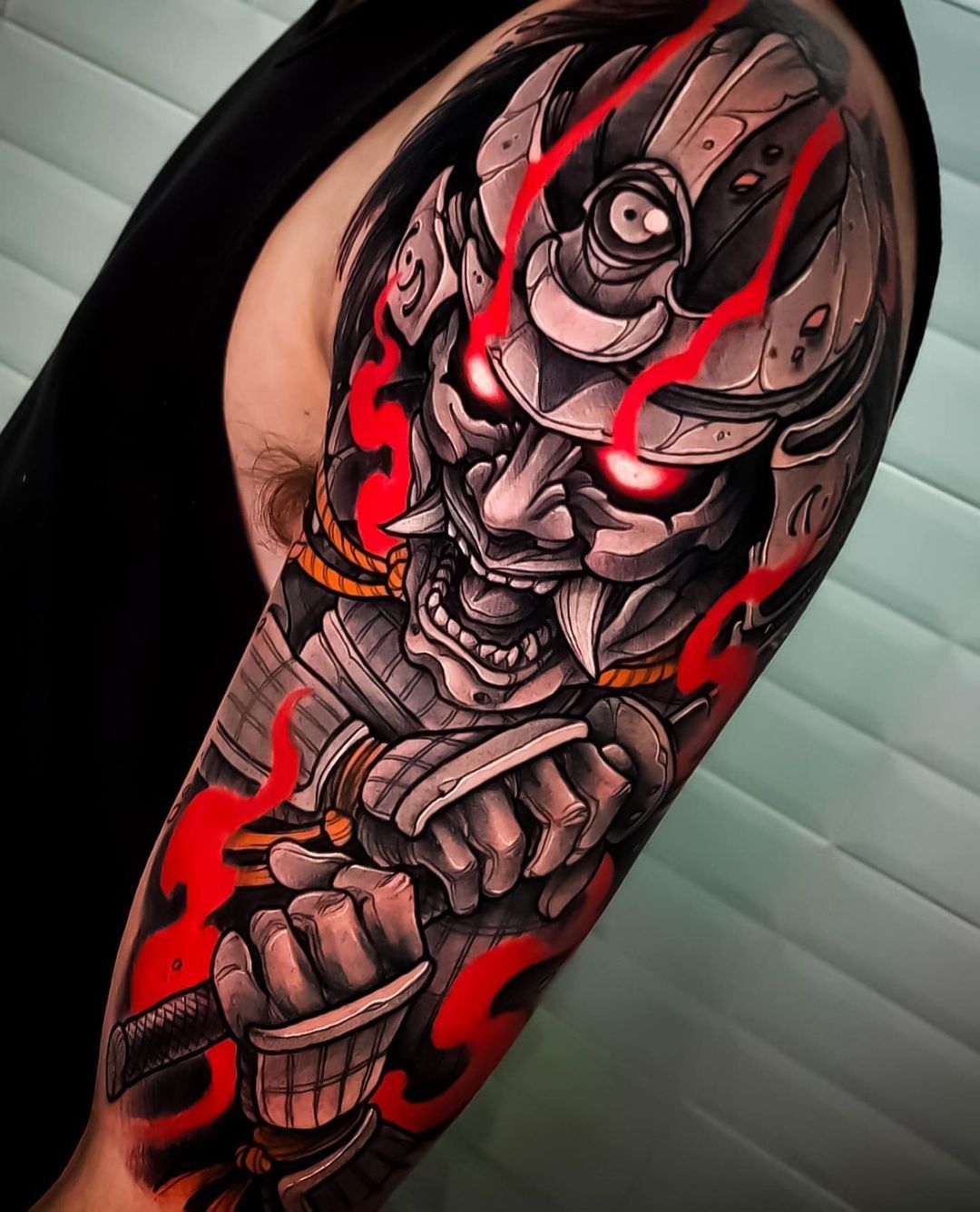 Japanese Ink On Instagram Amp Quot Absolutely Incredible Neo Japanese Samurai Tattoo By Toniangar