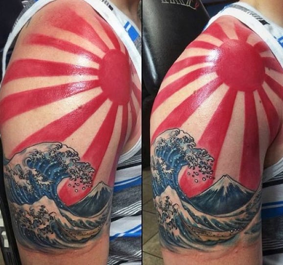 5 Stunning Designs for Japanese Rising Sun Tattoos