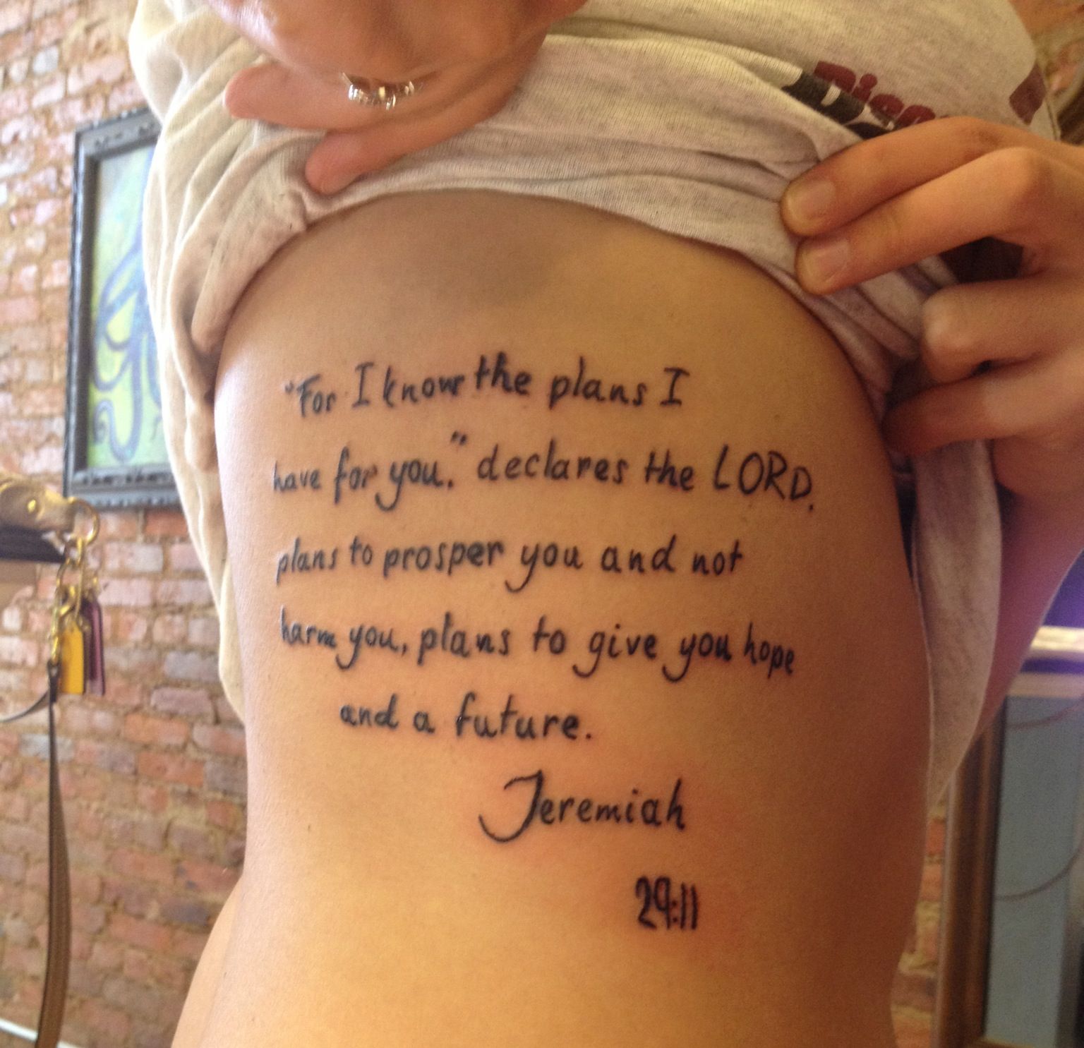 Jeremiah 29 11 Tattoo Ideas Pinterest