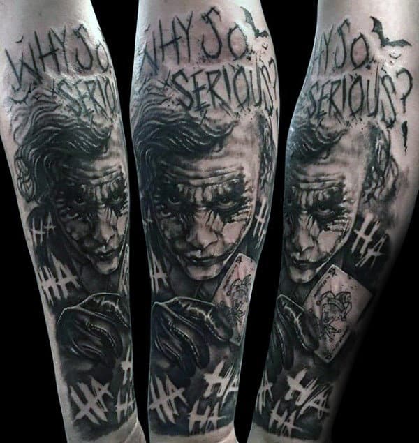 Joker Tattoo Forearm