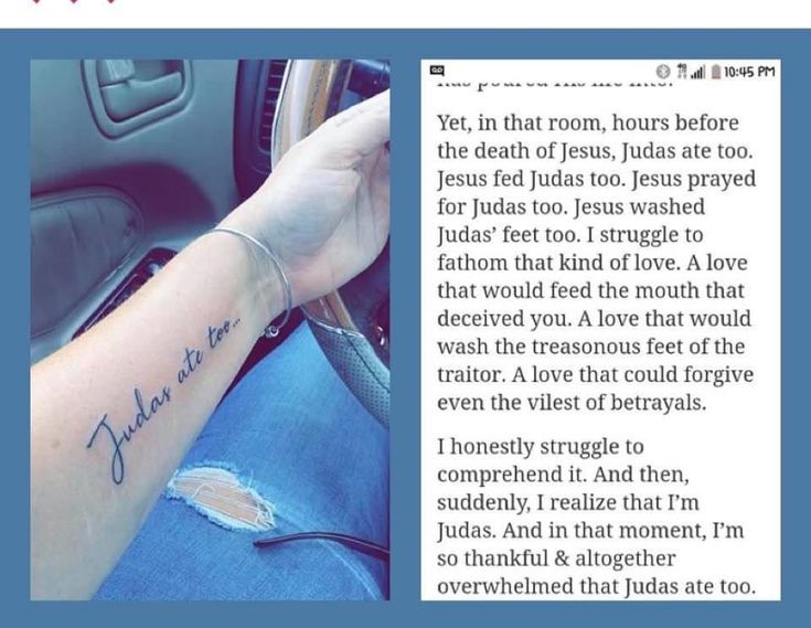 Judas Ate Too Tattoo: The Meaning Behind the Ink