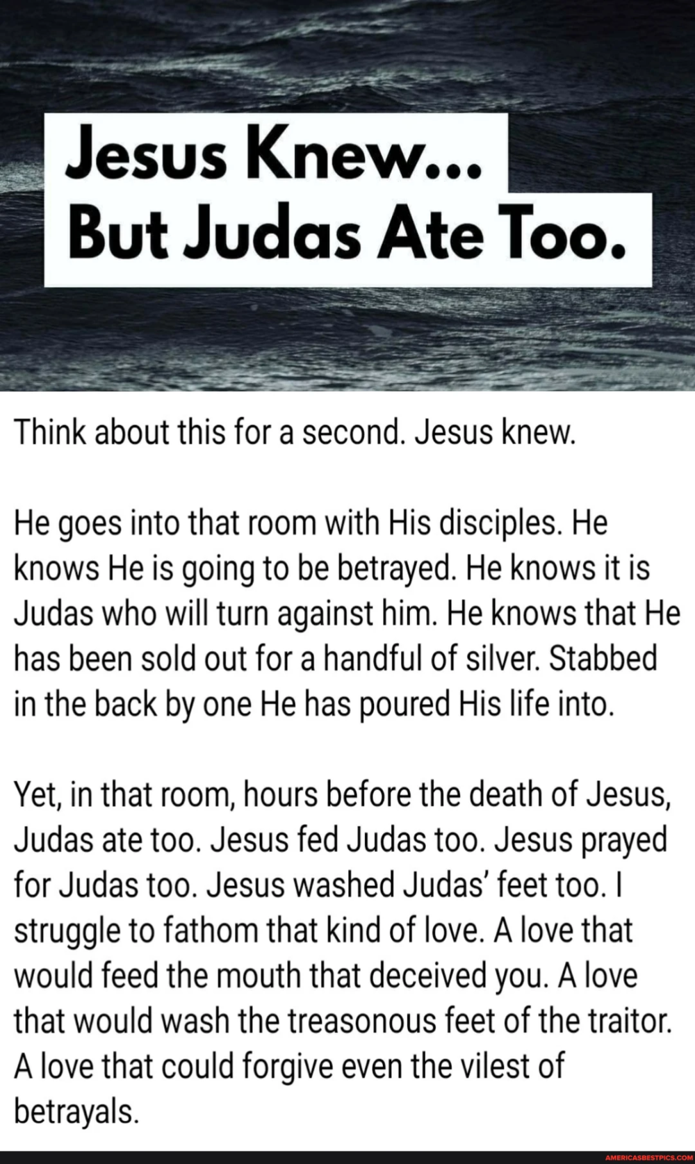 Judas Ate Too Why It S Toxic To Abuse Survivors Youtube