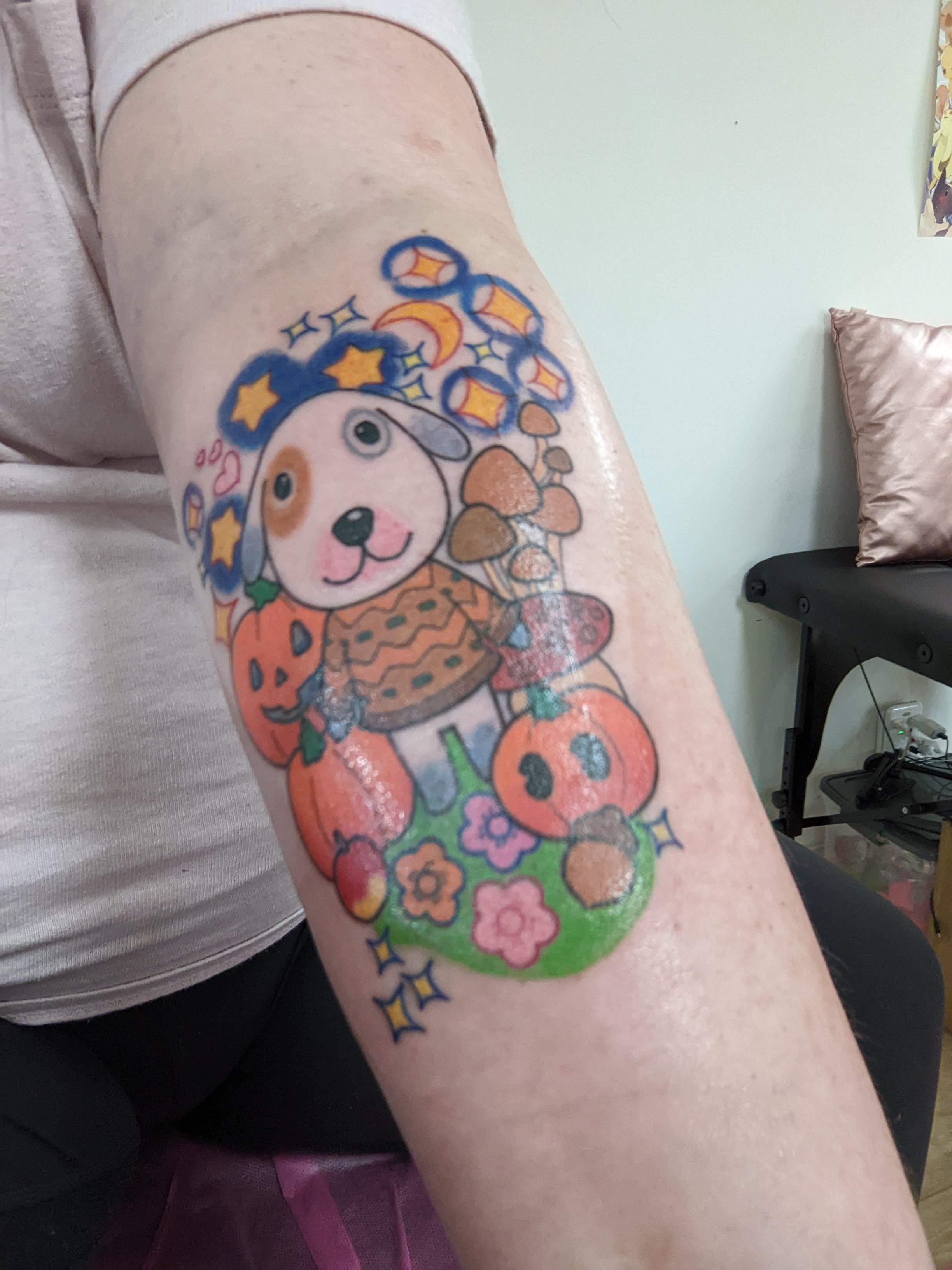 Just Got Finished With My Bones Tattoo R Animalcrossing