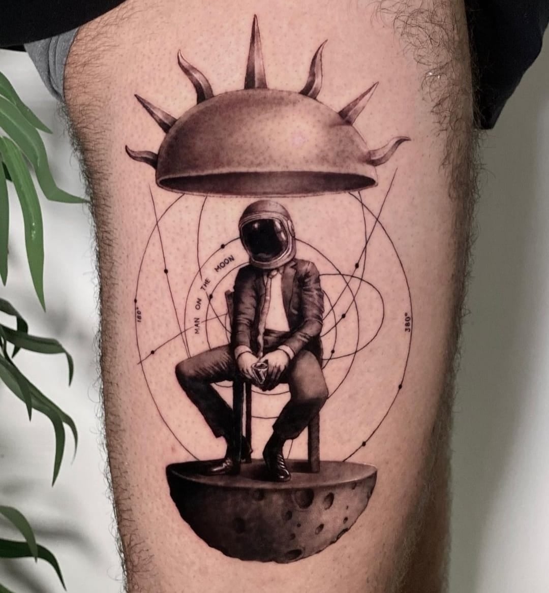 Kid Cudi S Beautifull Solar System Tattoo R Kidcudi