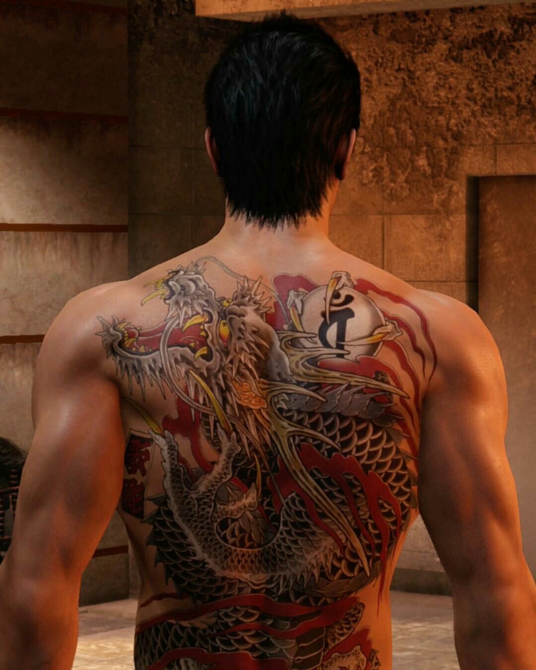 Kiryu Kazuma Tattoo