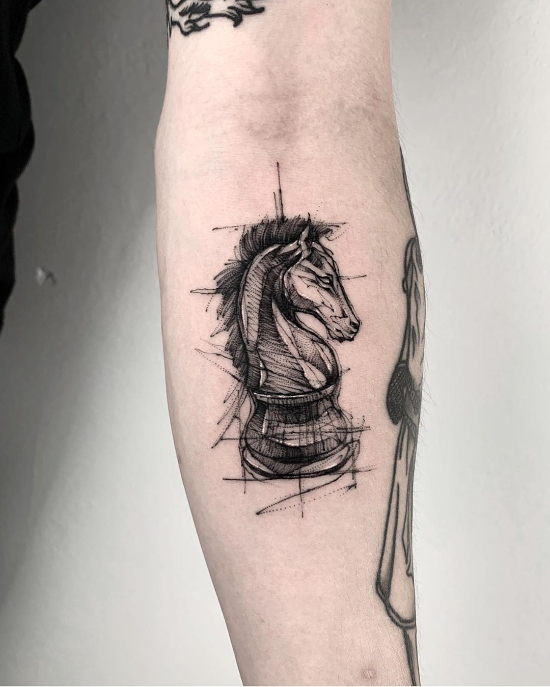 Knight Chess Piece Tattoo: Your Symbol of Strategy and Strength