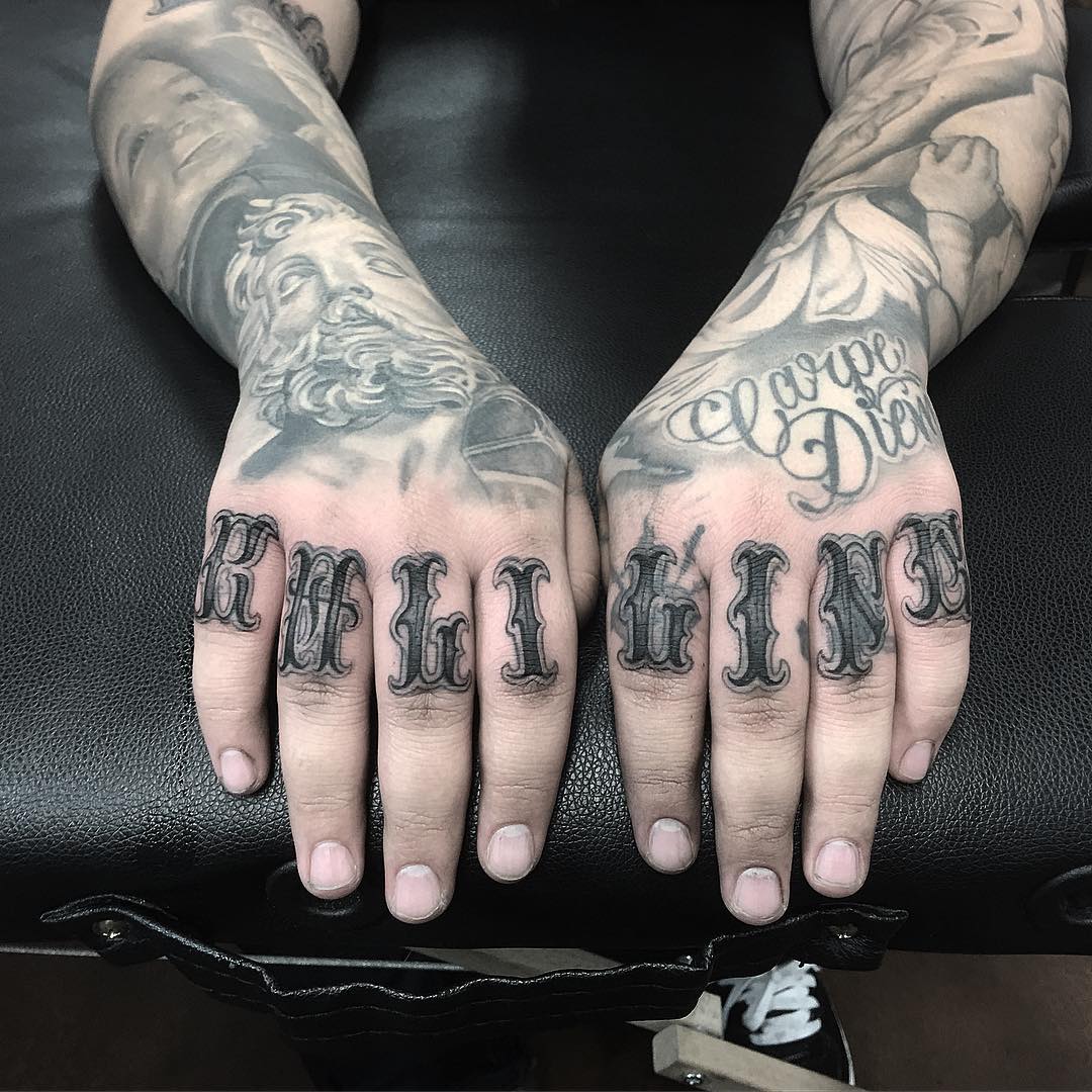 Knuckle Tattoo Ideas