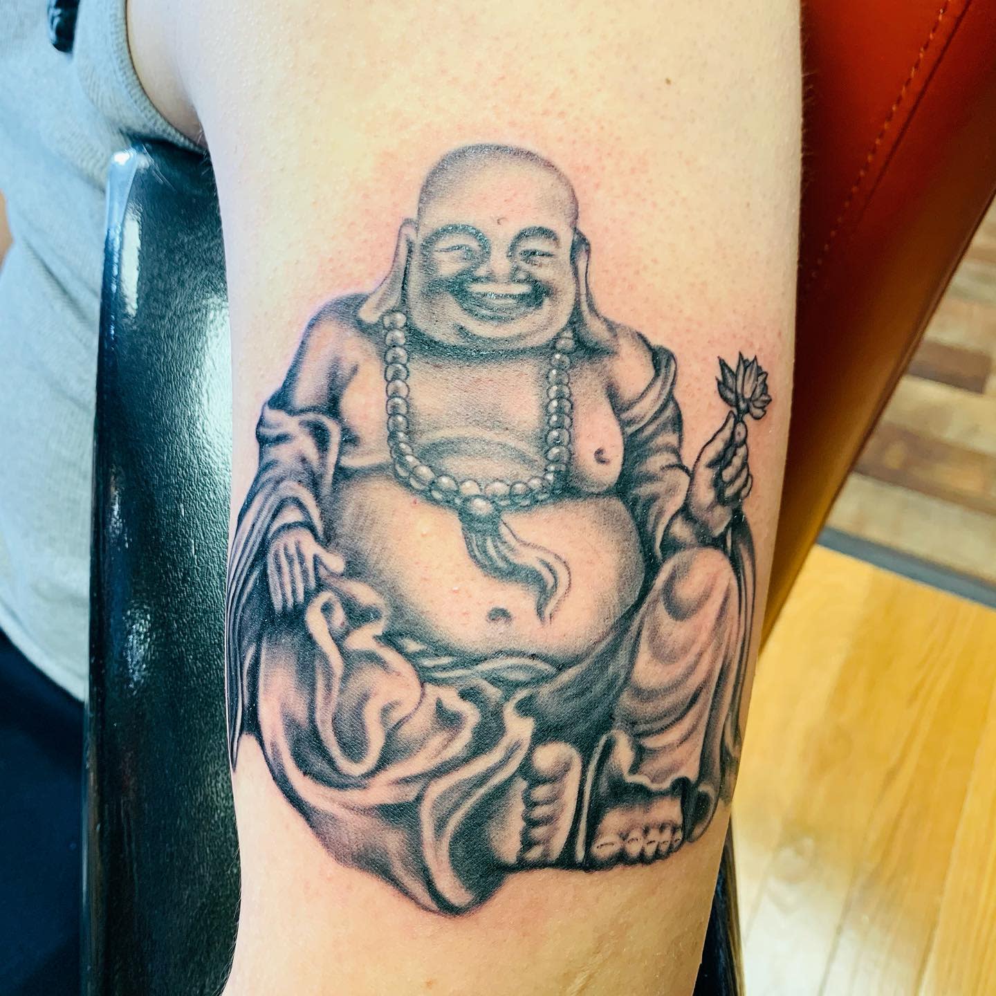 Laughing Buddha Tattoo On Stomach Tattoos Designs