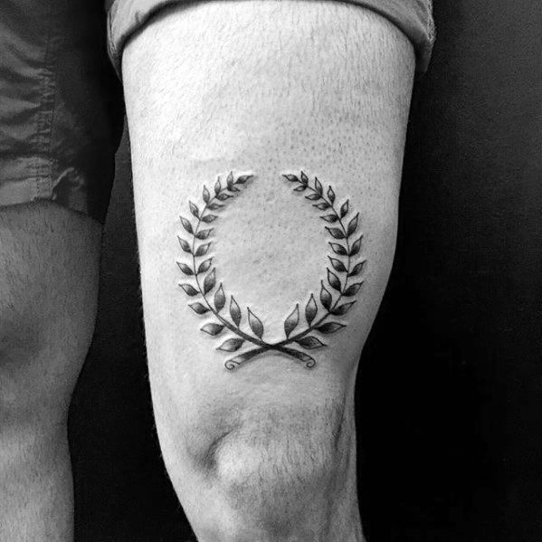 Laurel Wreath Tattoo Design