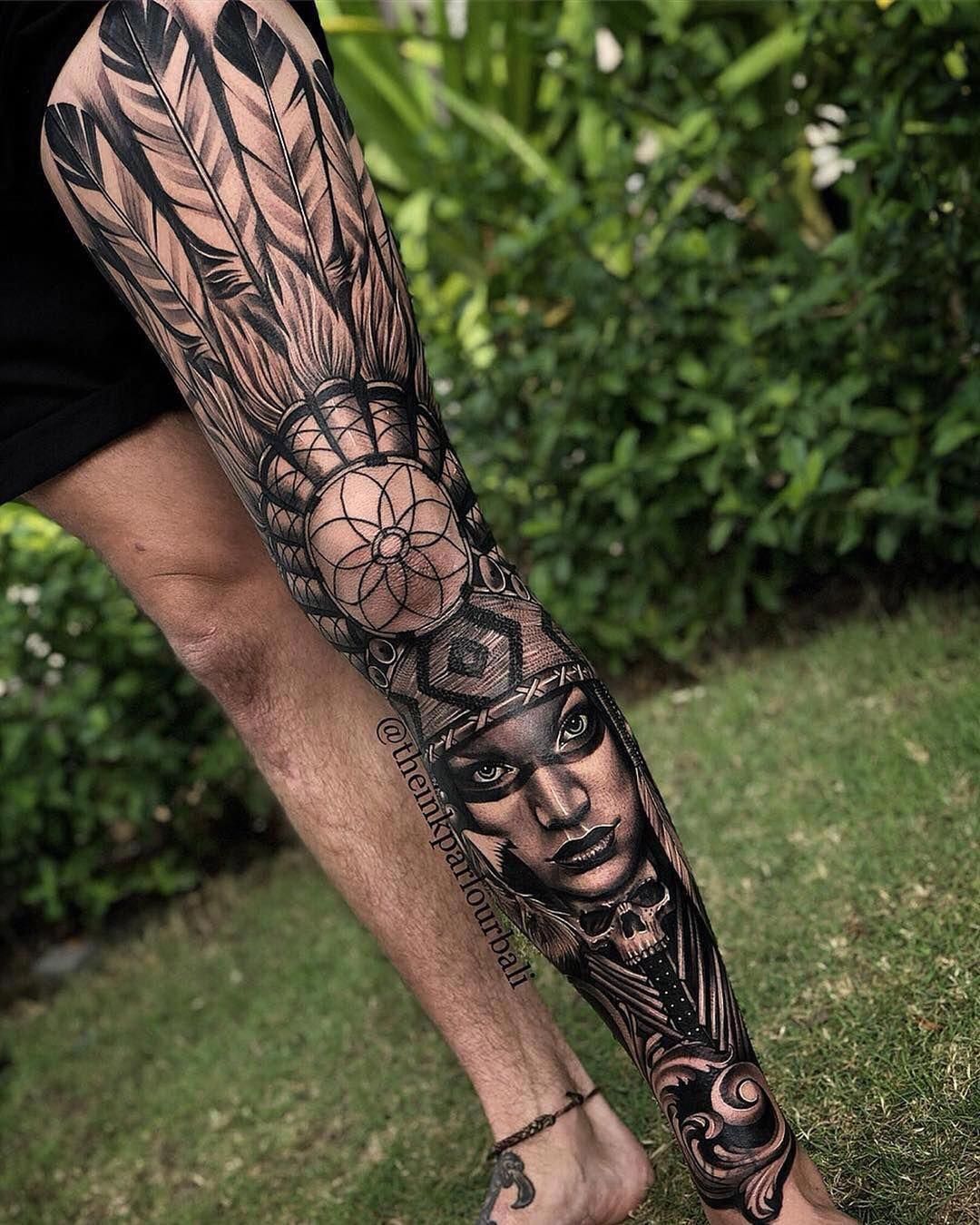 Leg Sleeve Tattoos for Men: Stylish Designs and Ideas