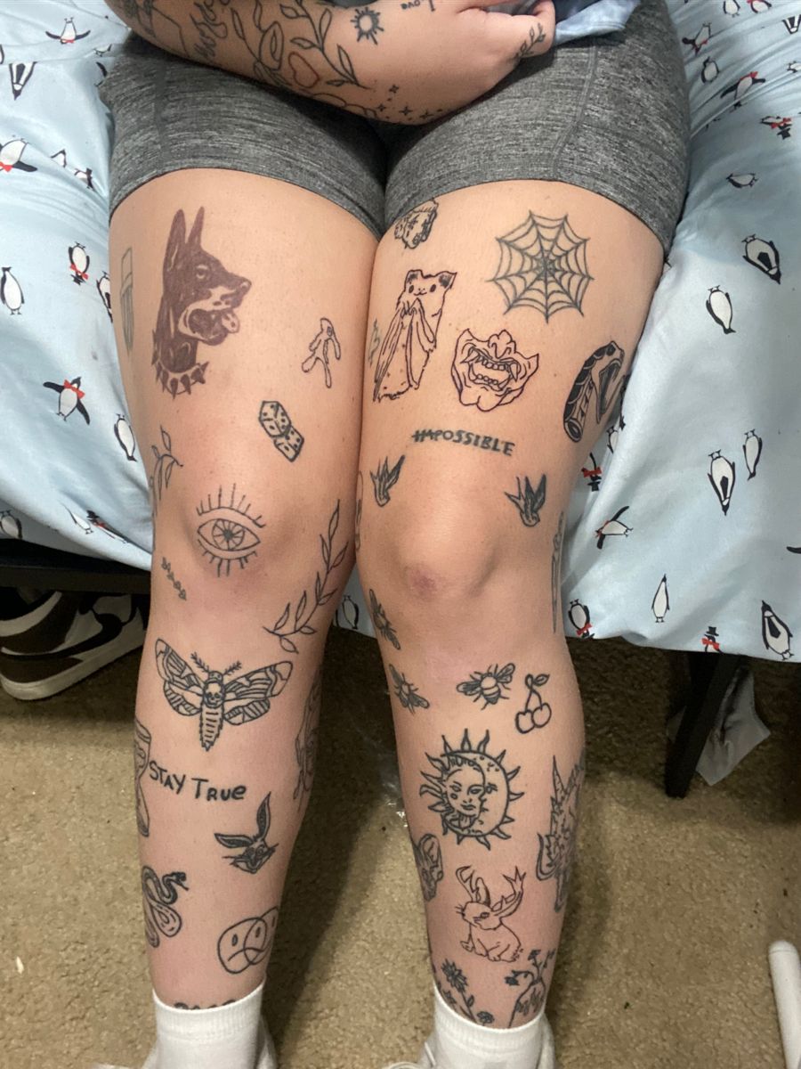 Leg Tattoo Inspiration In 2022 Leg Tattoos Women Thigh Tattoos Women