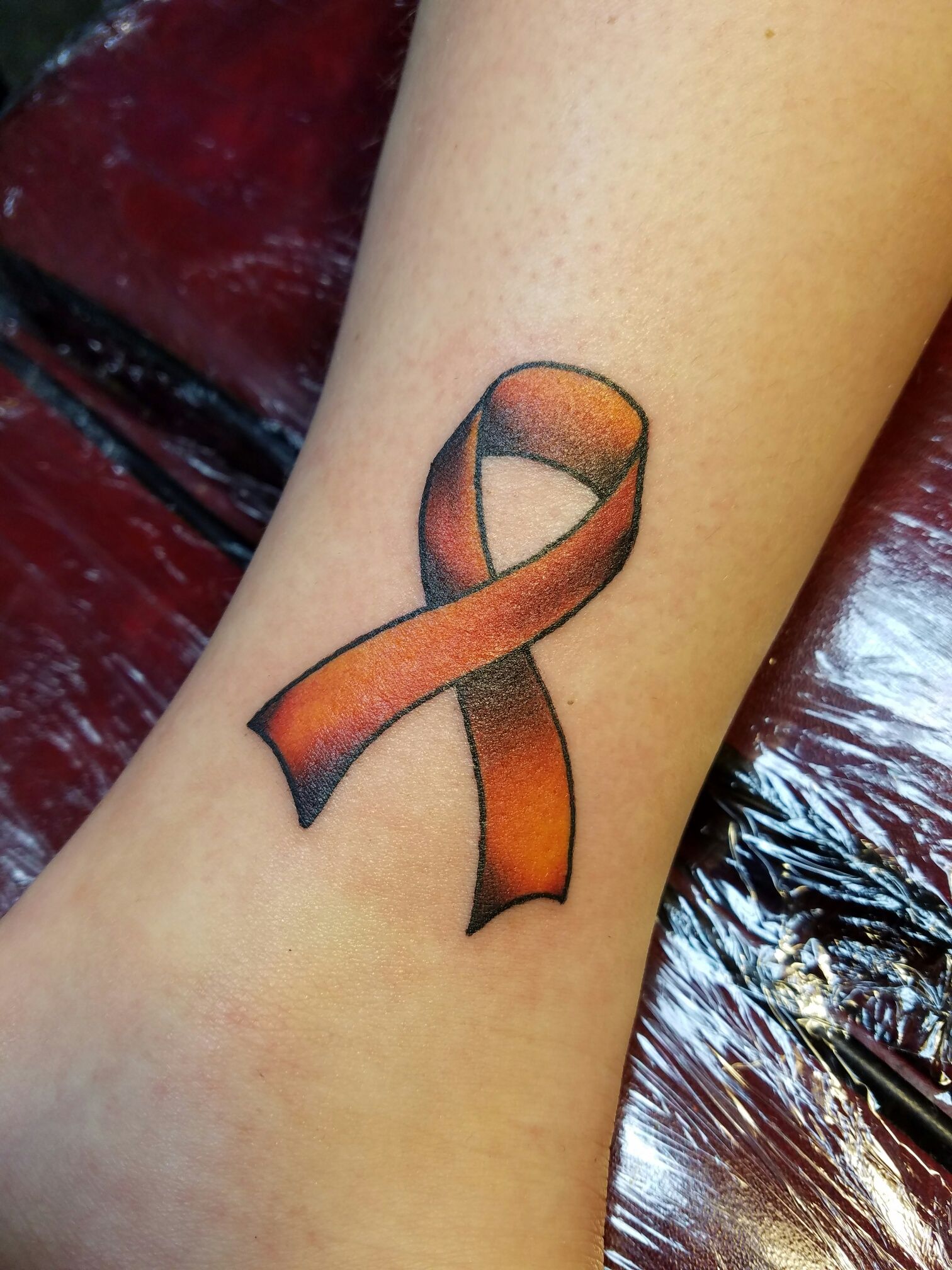 Leukemia Ribbon Tattoos