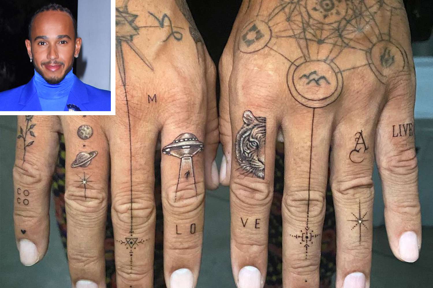 Lewis Hamilton's Hand Tattoo: Meaning and Story Revealed