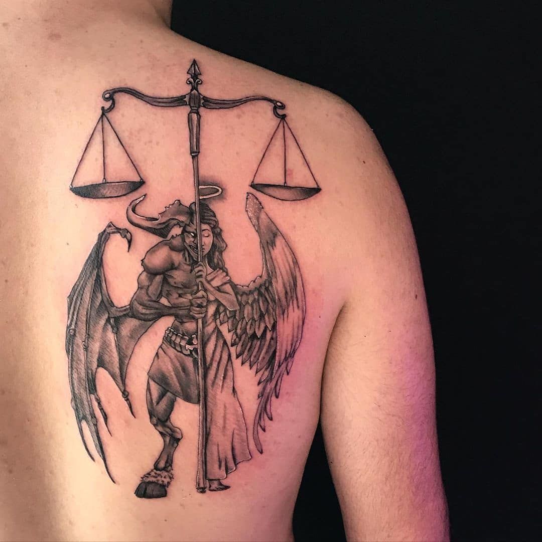 Libra Tattoos For Men Ideas And Inspiration For Guys