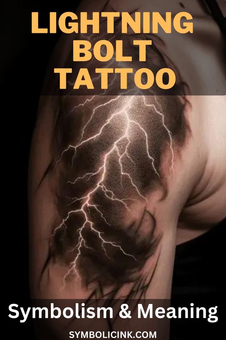 Lightning Bolt Tattoo Meaning Symbolism And Designs