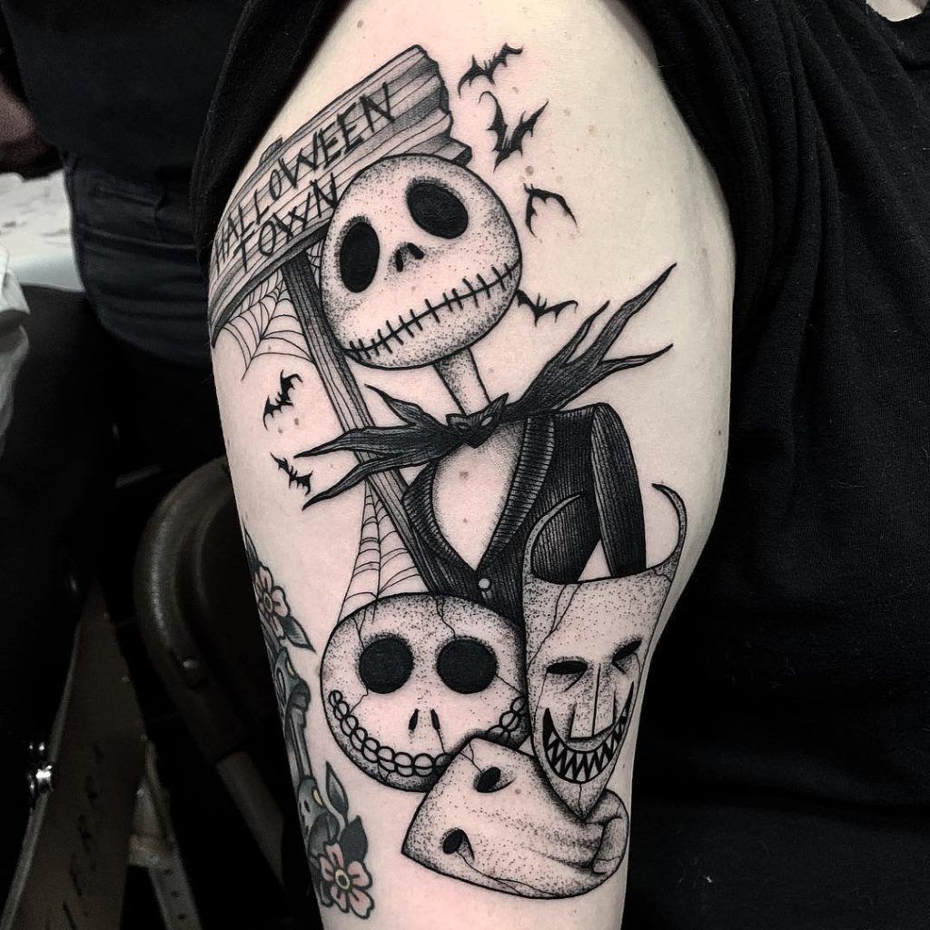 Like And Share If You Want This Tattoo Jack Skellington Tattoo