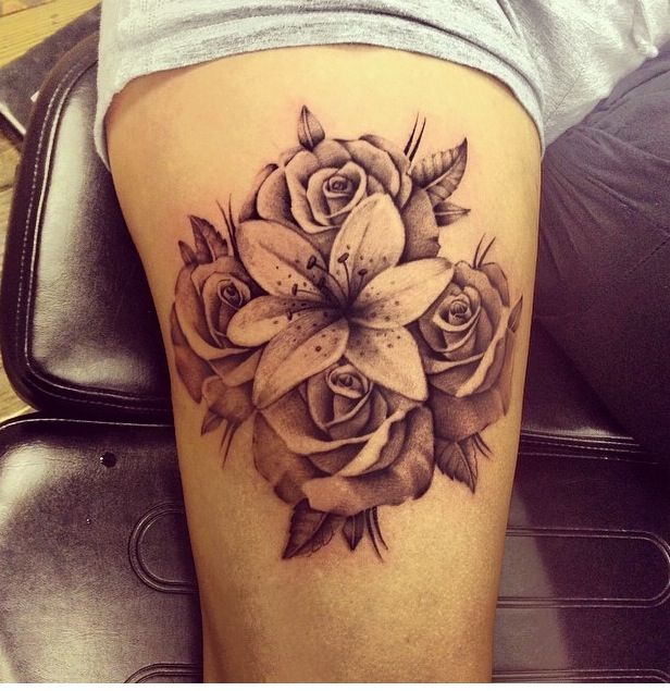 7 Stunning Lily and Rose Tattoo Designs to Inspire You