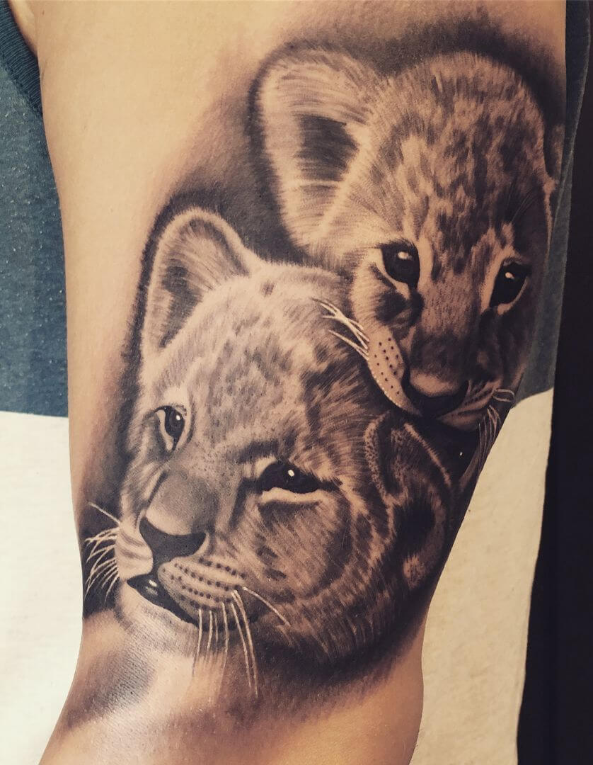 Top 7 Lion and Cub Tattoo Ideas That Roar