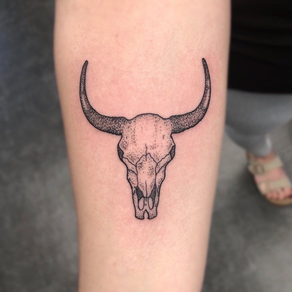 7 Must-Know Facts About Long Horn Skull Tattoos