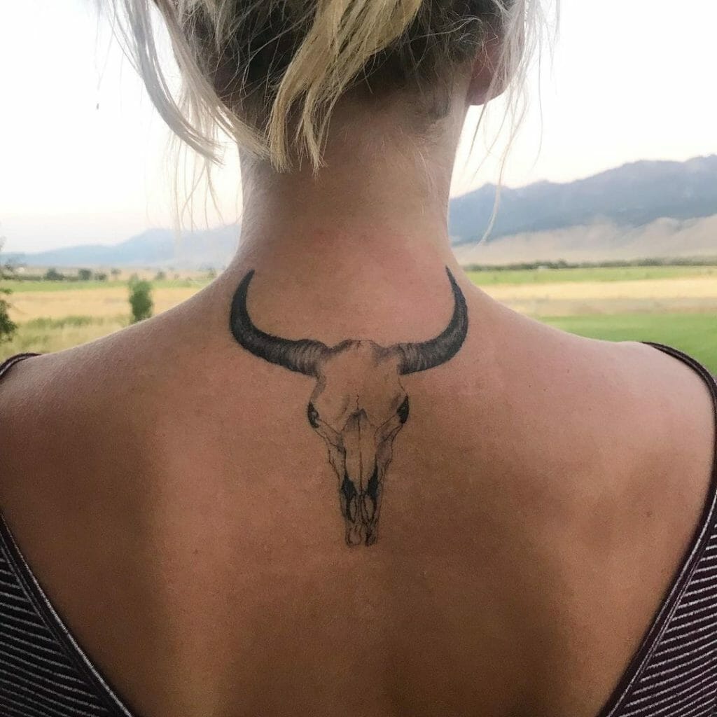 Longhorn Bull Tattoo Bull Tattoos Tattoos Bull Skull Tattoos