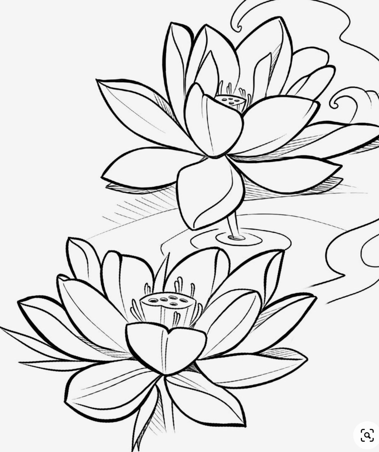 5 Stunning Lotus Flower Tattoo Stencil Ideas