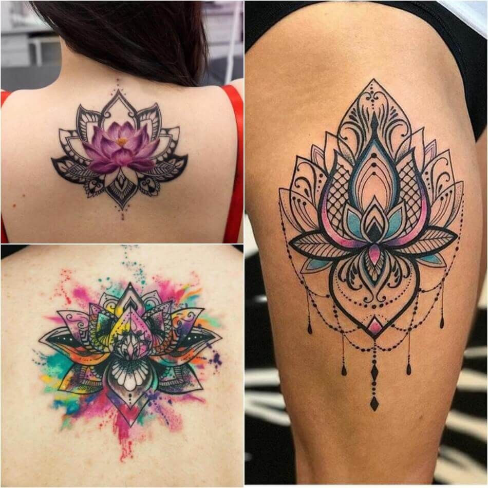 Lotus Flower Tattoo Female Lotus Tattoos Designs With Meaning