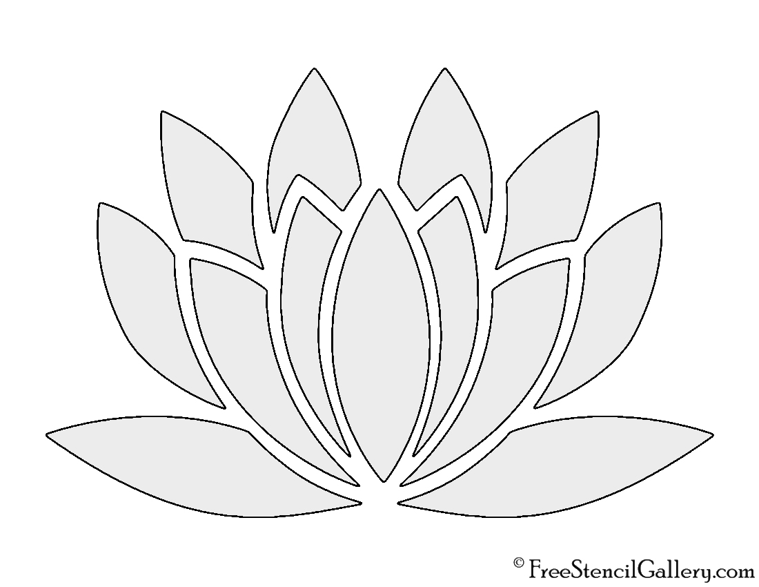 Lotus Flower Tattoo Stencil In 2023 Tattoo Stencil Outline Tattoo Stencils Flower Tattoo Designs