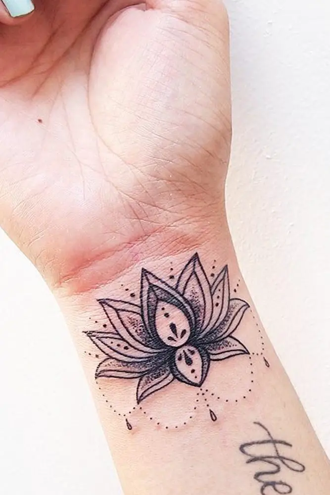 Lotus Flower Wrist Tattoo Meaning Best Flower Site