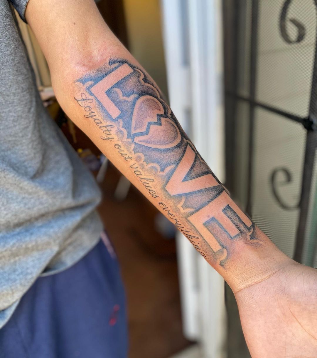 Loyalty Out Values Everything Tattoo Meltblogs