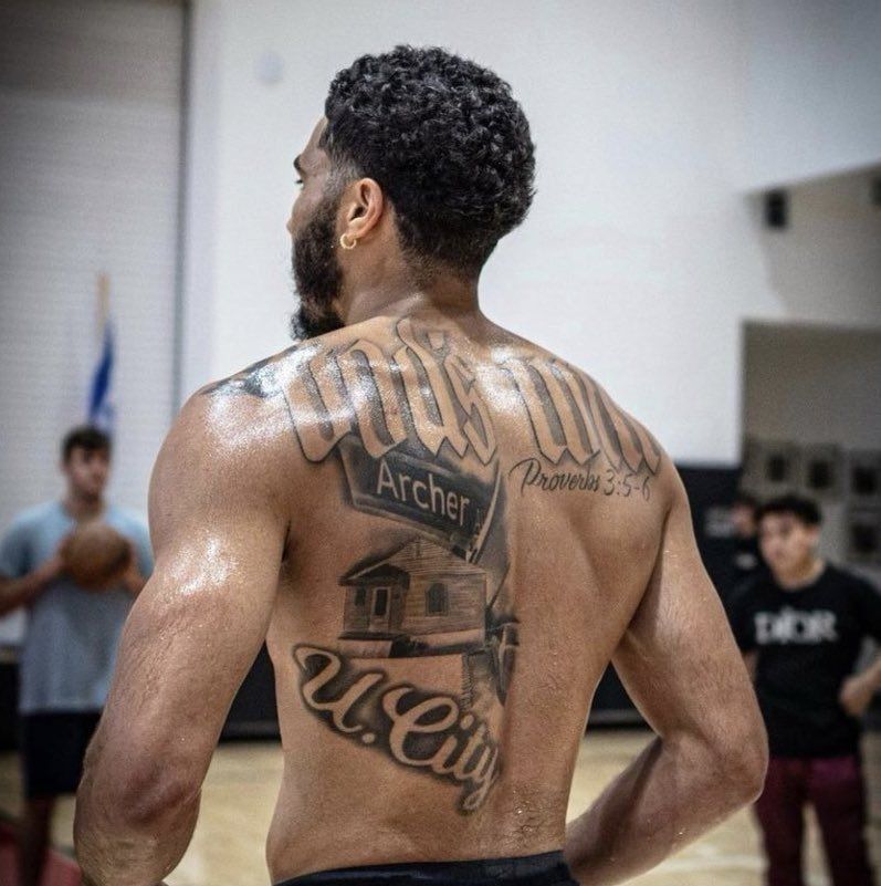 Luka Doncic's Back Tattoo: A Closer Look