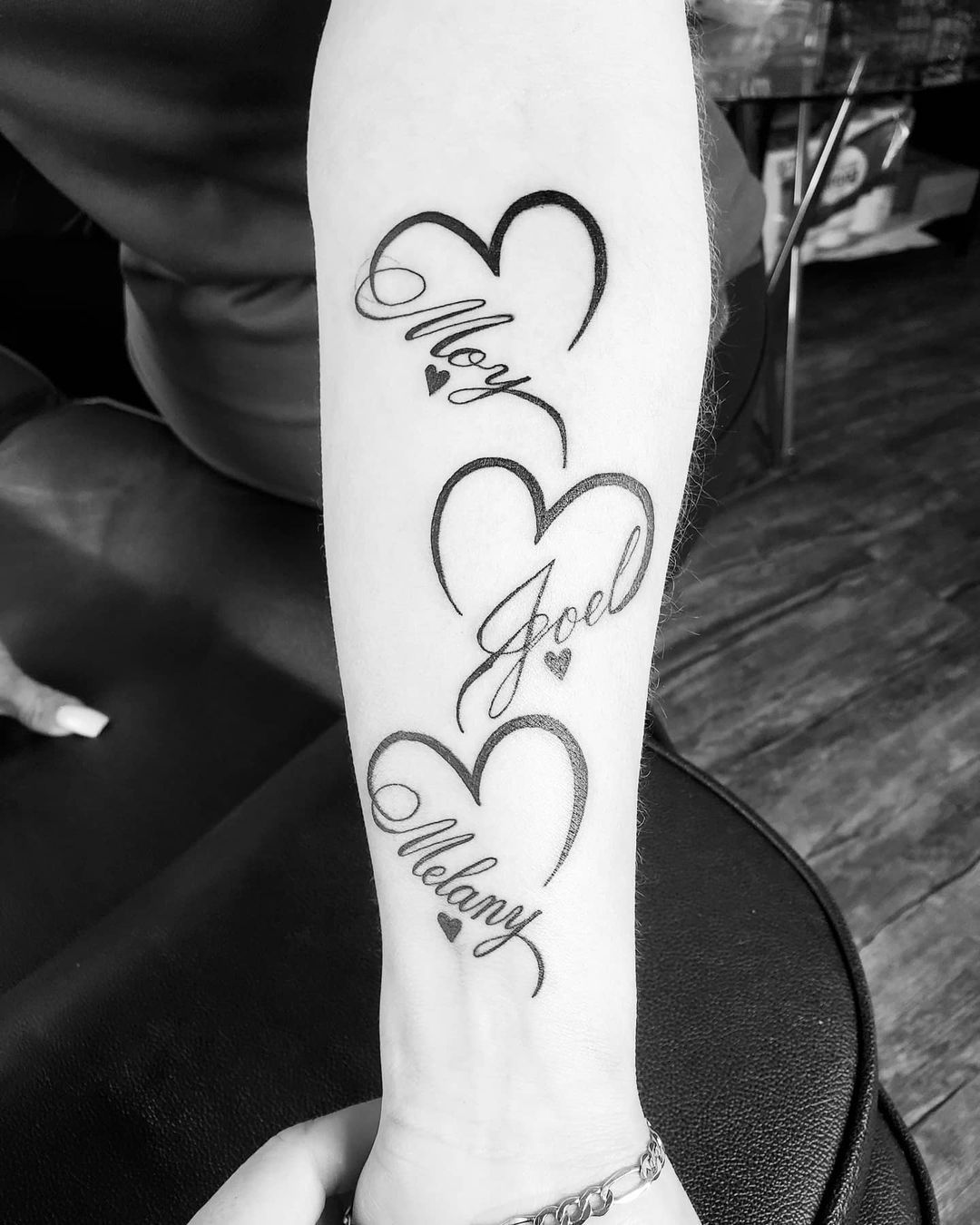 Lve Family Heart Tattoos Heart Tattoos With Names Name Tattoos For