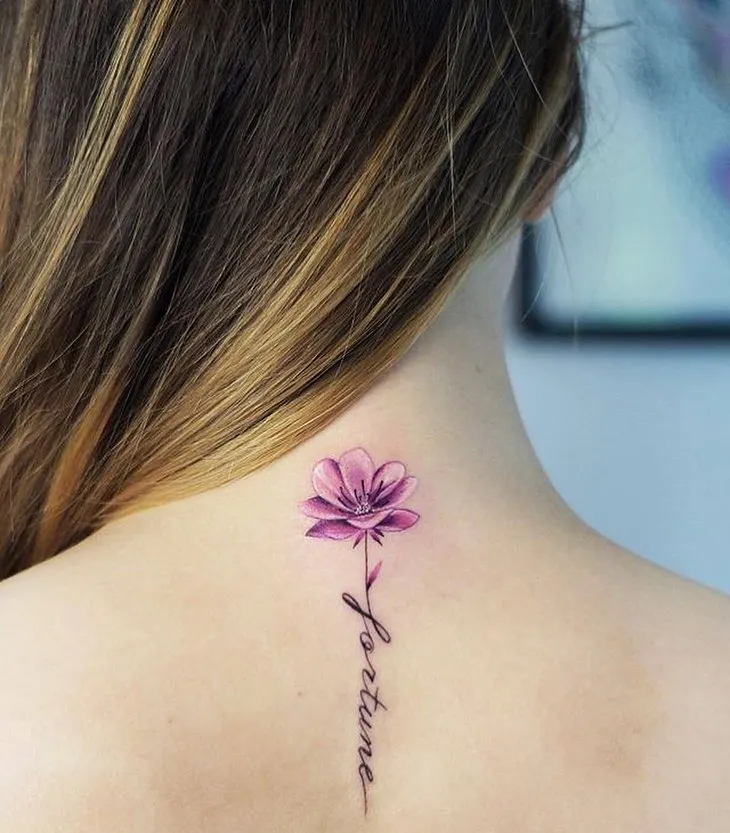 M S De 50 Ejemplos Lindos De Tatuajes De Flor De Cerezo Largo Peinados