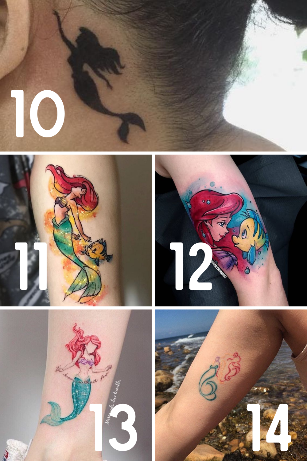 Magical Mermaid Tattoo Ideas 41 Ideas Tattoo Glee