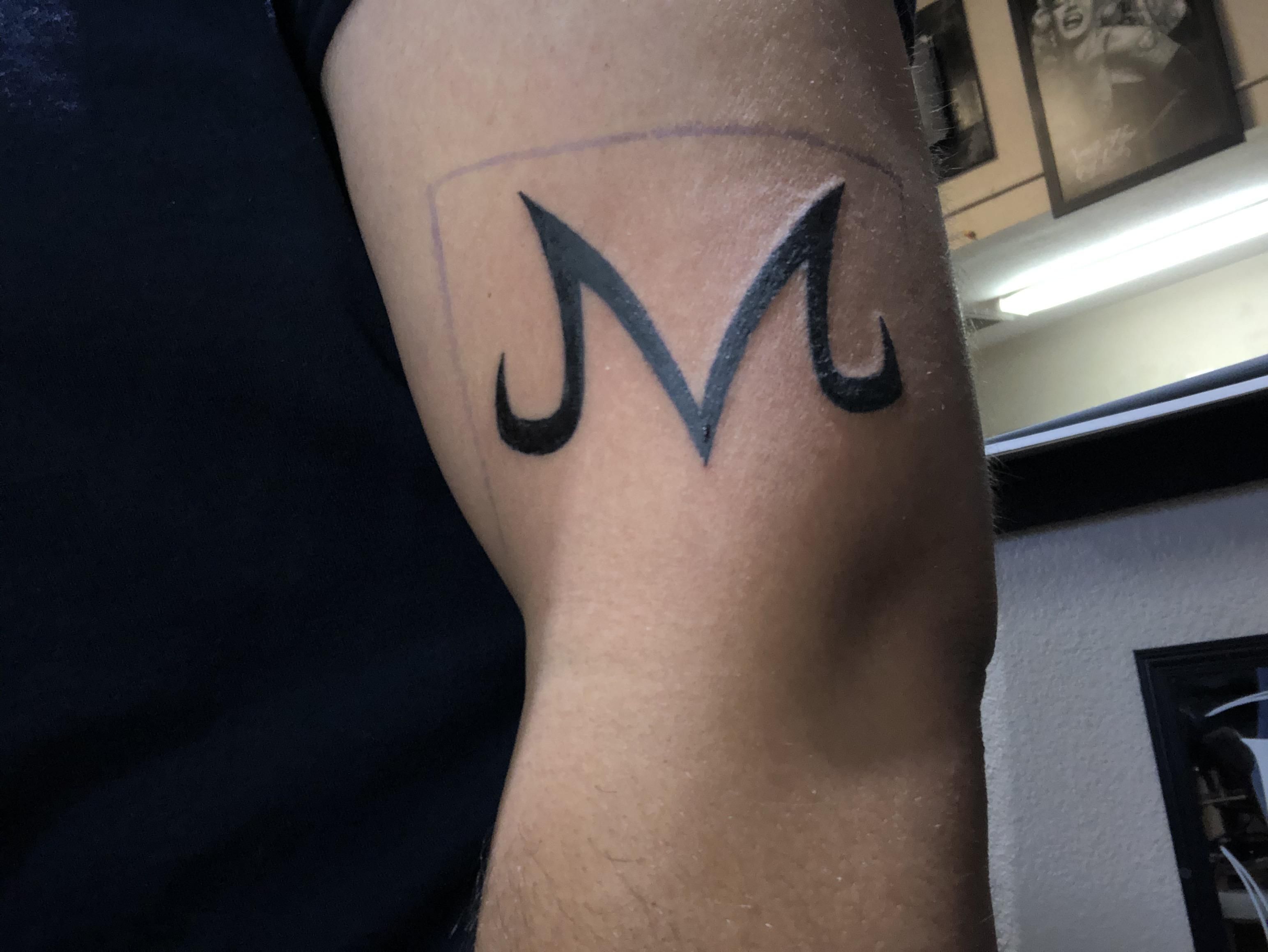 Majin Mark Temporary Tattoo: Unleash Your Anime Spirit