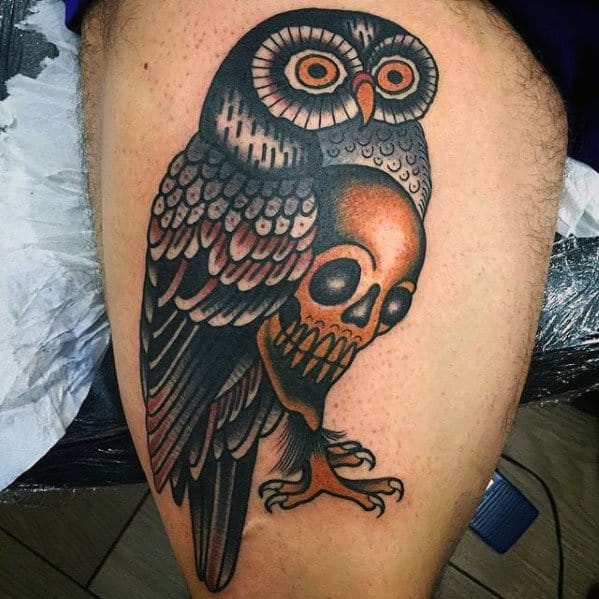 Male Owl Skull Tattoo Ideas Owl Skull Tattoos Owl Tattoo Design Skull Tattoo Design