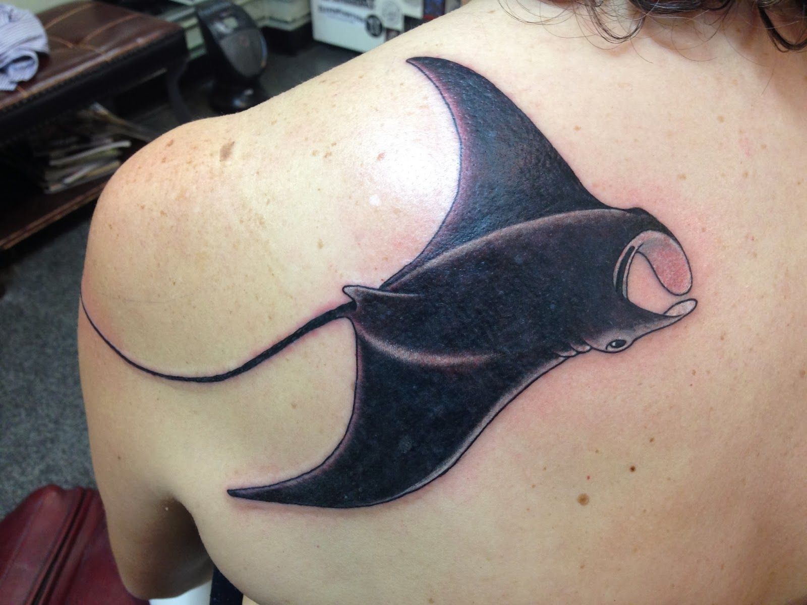 Manta Ray Sea Bound This Manta Ray Tattoo Was Designed For Michiel