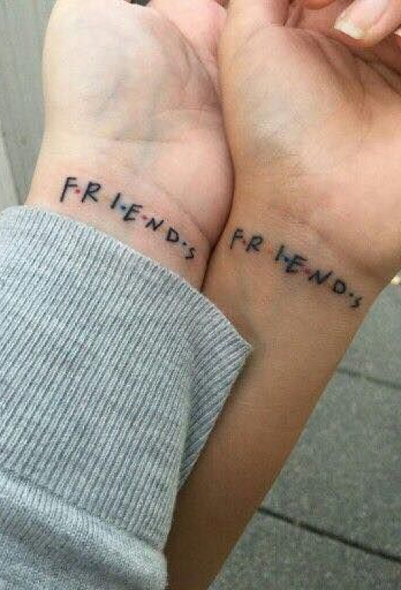 Matching Bow Tattoos For Best Friends