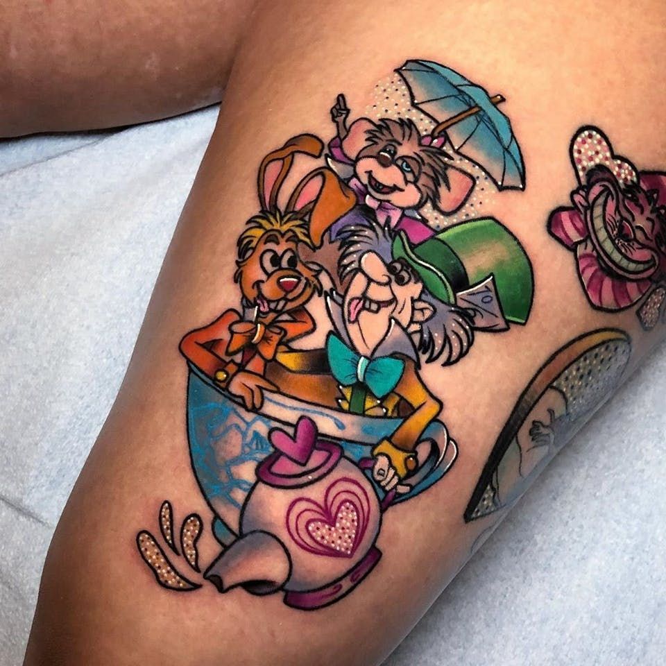 Exploring Meaningful Alice In Wonderland Tattoos Ideas