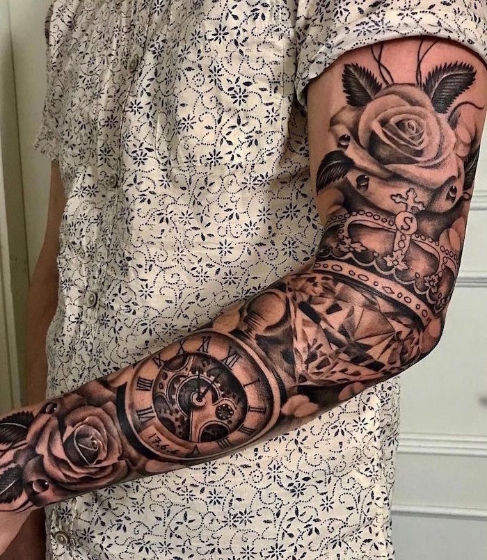 Meaningful Tattoos For Guys Sleeve Half Sleeve Tattoos For Guys Arm