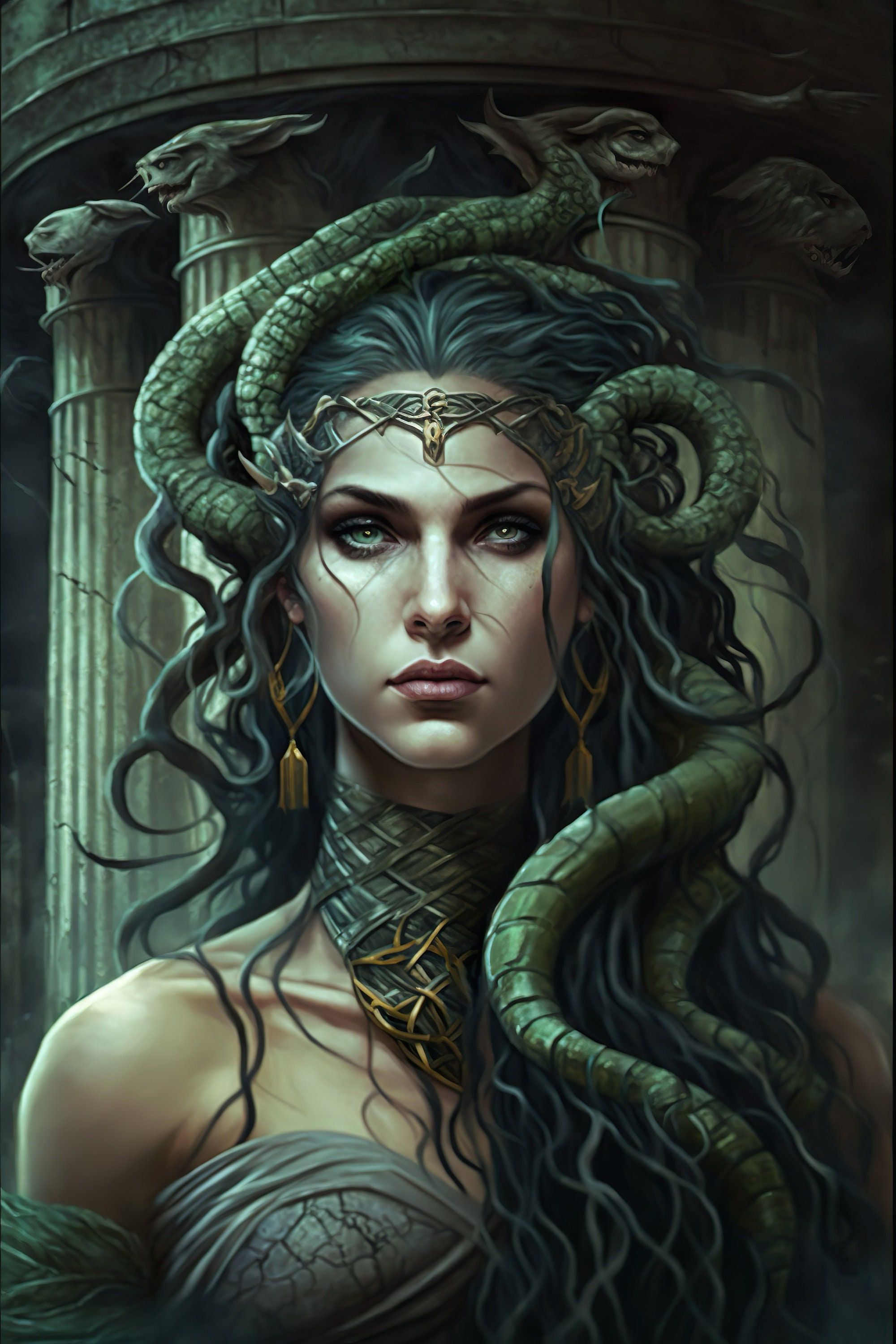 Medusa Costume Fairytalesandphantasms Fairytale Photography Medusa