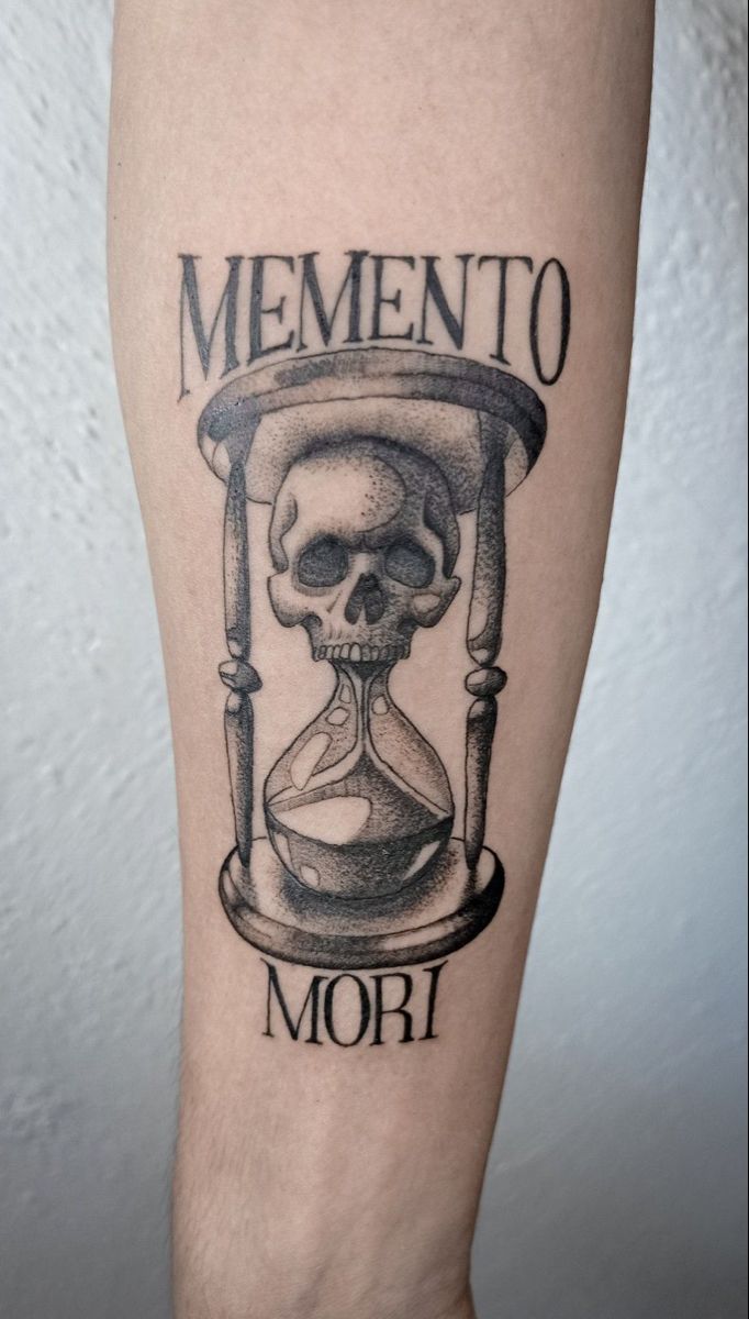 Memento Mori Hourglass Tattoo: Meaning and Inspiration