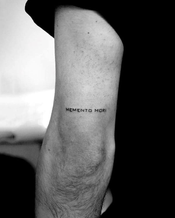 Memento Mori Tattoo Simple