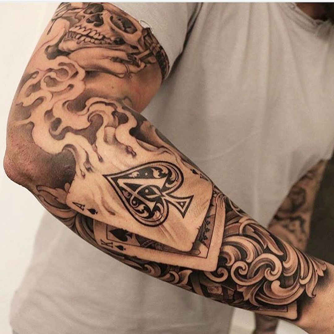 50+ Stylish Men's Forearm Half Sleeve Tattoo Designs