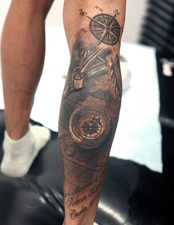 30 Stylish Men Leg Tattoo Ideas for Inspiration