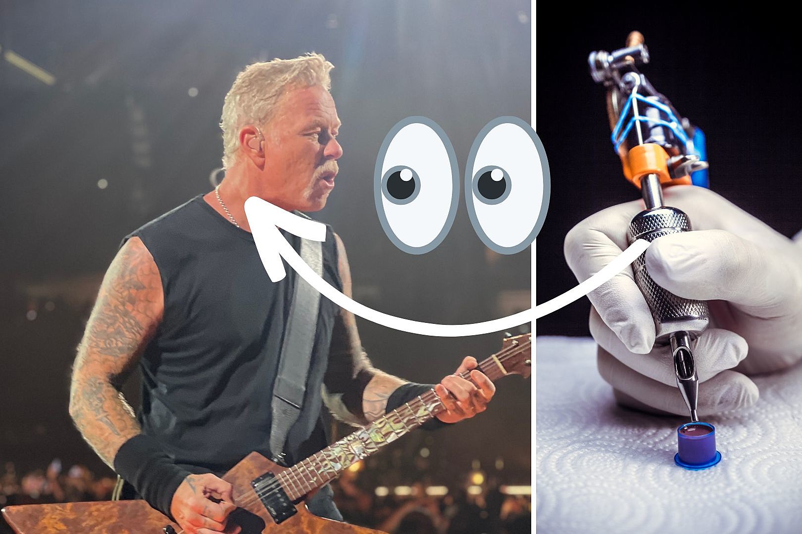 Metallica S James Hetfield Just Got A New Neck Tattoo Photos