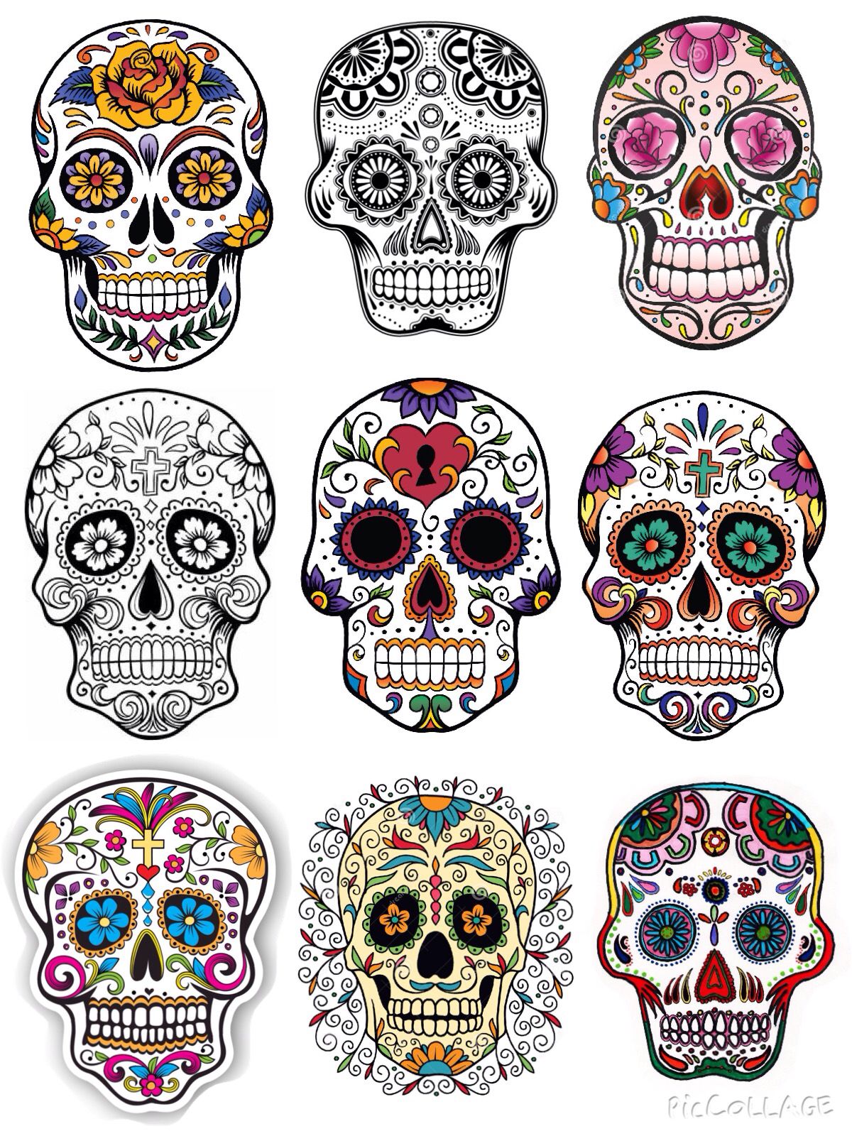 Mexican Sugar Skull Tattoos Calavera Ink Ideas Day Of The Dead